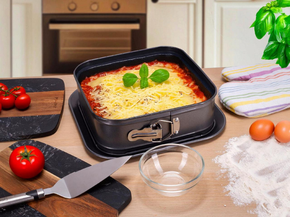 Форма для запекания Kamille 28*28*8см из углеродистой стали квадратная кМ6043 Одесса - изображение 4