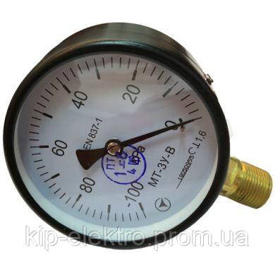 Вакуумметр показывающий МТ-3У-В (МТ-3У, МТ 3У, МТ3У, МТ3-У) - радиальный штуцер (РШ) Киев - изображение 3