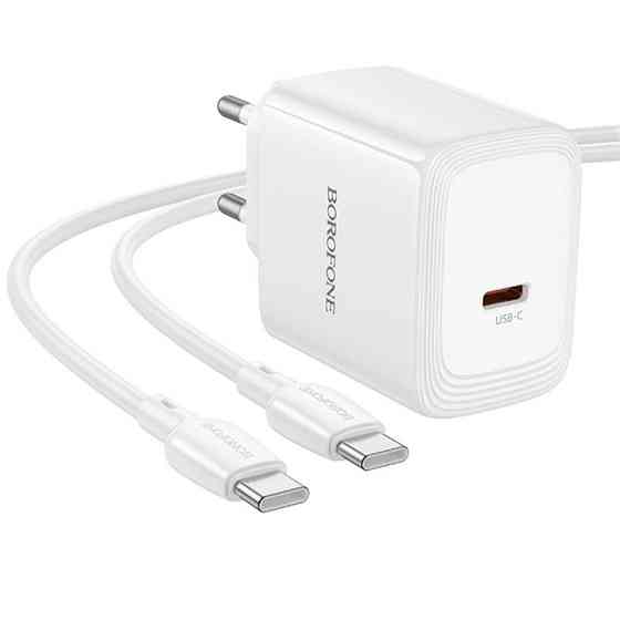СЗУ Borofone BN33 Fuente PD40W (1USB-C) + кабель Type-C to Type-C Херсон
