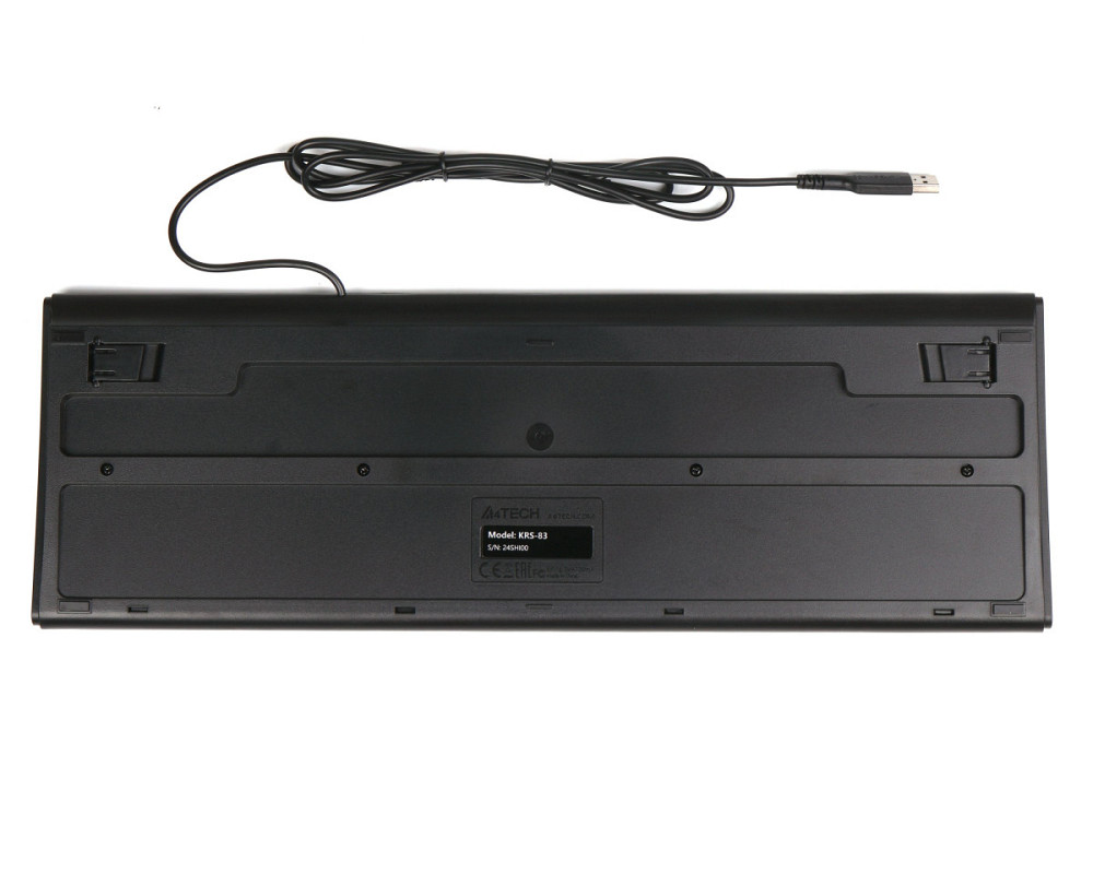 Клавиатура компьютерная проводная A4Tech KRS-83USB(Black) черная Київ - зображення 6