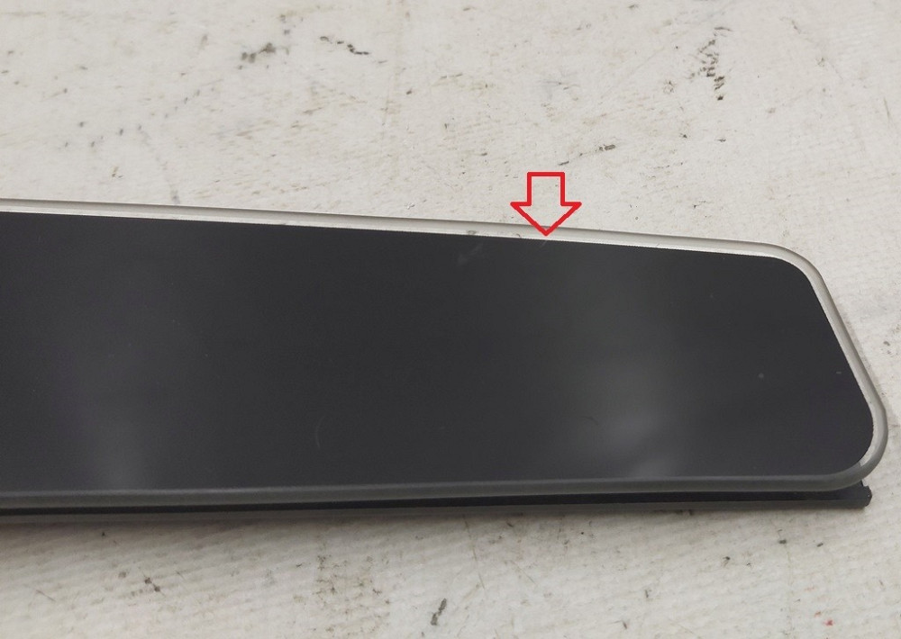 1Накладка стойки B наружная левая (стекло) с повреждением Tesla model X 1092311-98-F Киев - изображение 3
