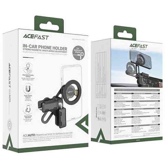 Автодержатель Acefast D43 for dashboard screen Херсон