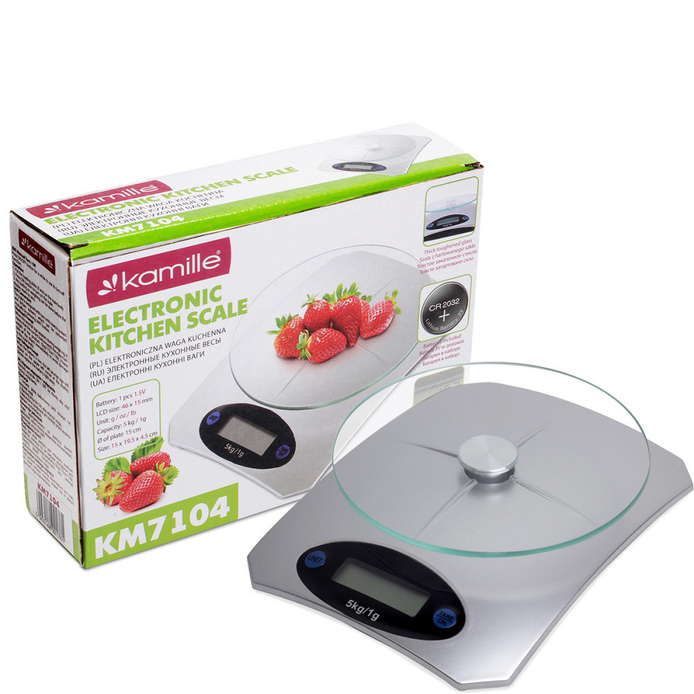 Весы кухонные Kamille KM-7104 5 кг Киев - изображение 3