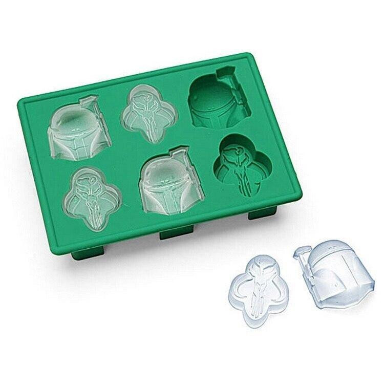 Силиконовая 3 форма для льда Боба Фетт (код 00201) Киев - изображение 1
