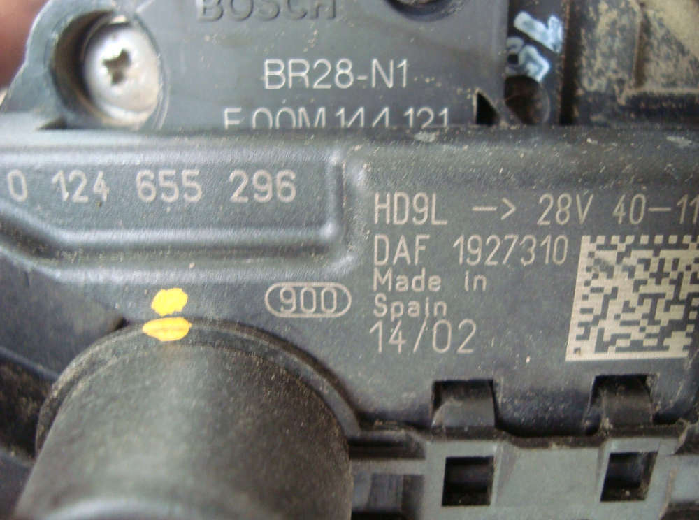 0124655296 Генератор DAF XF 106 Euro 6 1927310 Львів - зображення 1