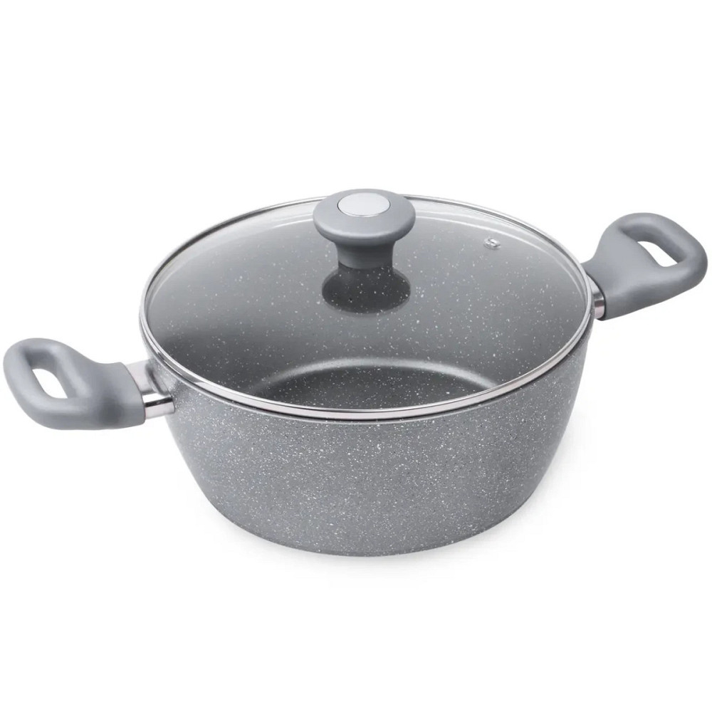 Каструля з кришкою Kamille KM-4281GR 3.8 л 24 см Киев - изображение 1