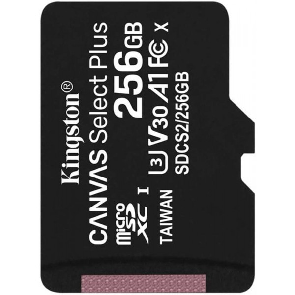 Карта пам'яті Kingston microSDXC 256GB Canvas Select Plus UHS-I/U3 (SDCS2/256GBSP) (Код товару:27727 Харків - зображення 1