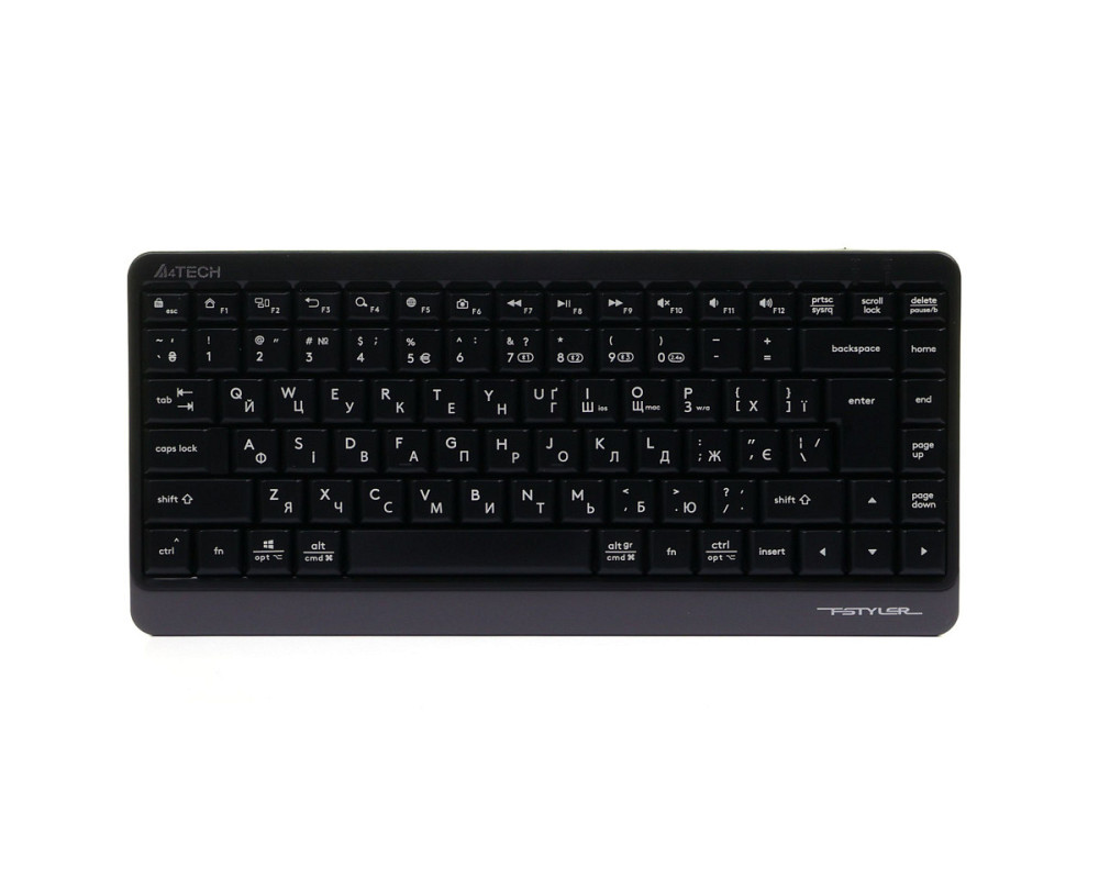 Клавиатура беспроводная A4Tech Fstyler FBK11(Grey) серая Київ - зображення 1