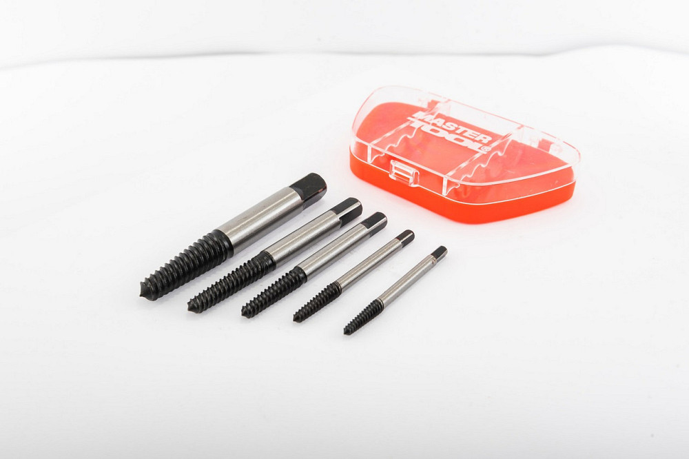 Экстракторы для выкручивания поврежденных винтов MASTERTOOL М3-М18 набор 5 шт 14-1405 Харків - зображення 7