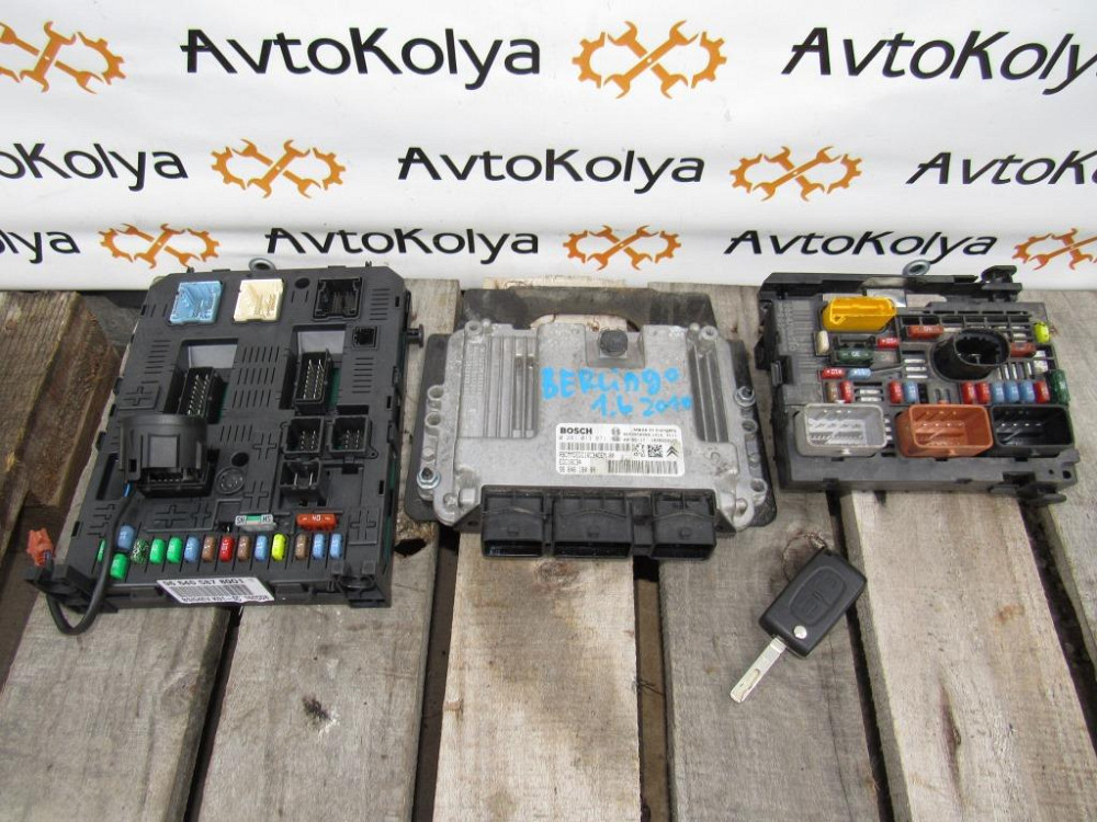 Блок управления двигателем Peugeot Partner 1.6 hdi 2008-2015 (0281013871) Ковель - зображення 2