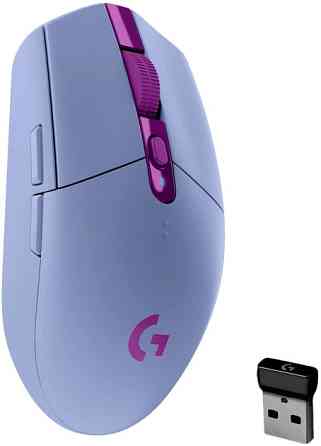 Мышь компьютерная безпроводная Logitech G305 Lightspeed Lilac L910-006022 лиловая Киев