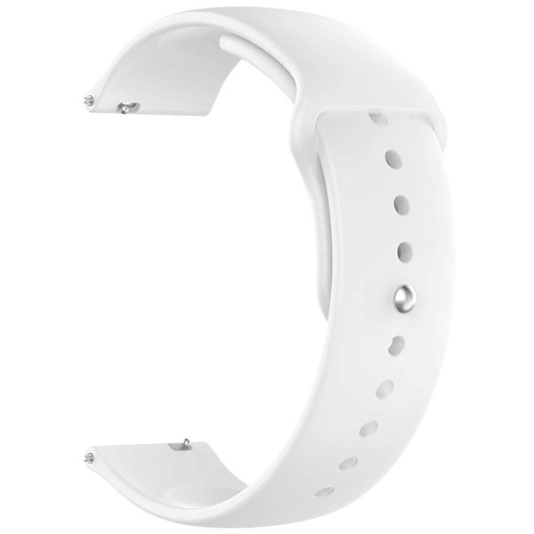 Ремінець ArmorStandart Silicone Watch Strap 20mm White (ARM60518) Харків - зображення 1