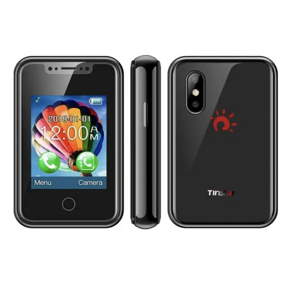 Мини мобильный телефон AIEK BM 8XR 2SIM Mini Черный Київ - зображення 1