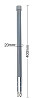 Антенна 415-455MHz, до 80W 4,5dBi TX433-BLG-40, N-male разъем Днепр