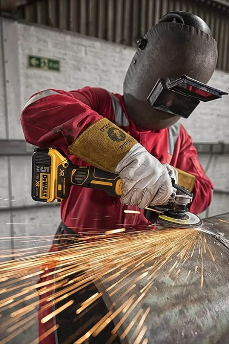 Шліфмашина кутова – болгарка акумуляторна безщіткова DeWALT DCG405N Вишнёвое - изображение 3