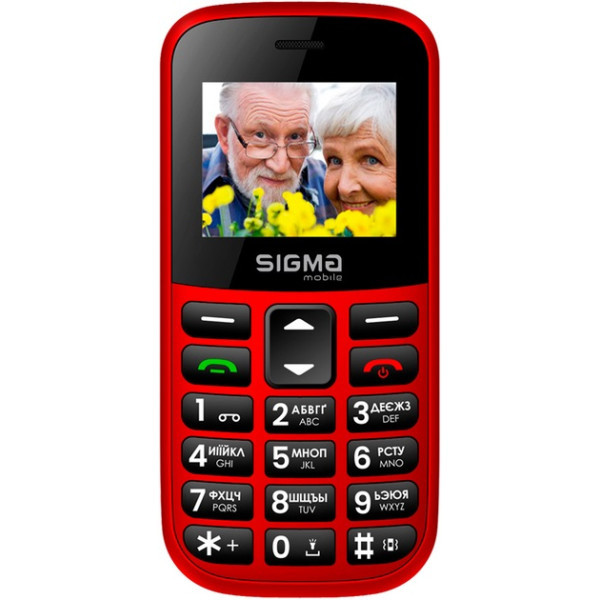 Телефон Sigma Mobile Comfort 50 Easy Red Харків - зображення 1