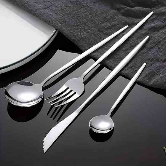 Набор столовых приборов Leeseph 30 предметов 6 персон серебро Mv052 Одеса