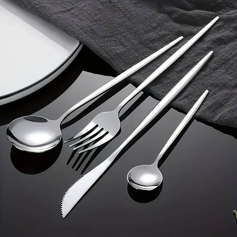 Набор столовых приборов Leeseph 30 предметов 6 персон серебро Mv052 Одеса - зображення 4