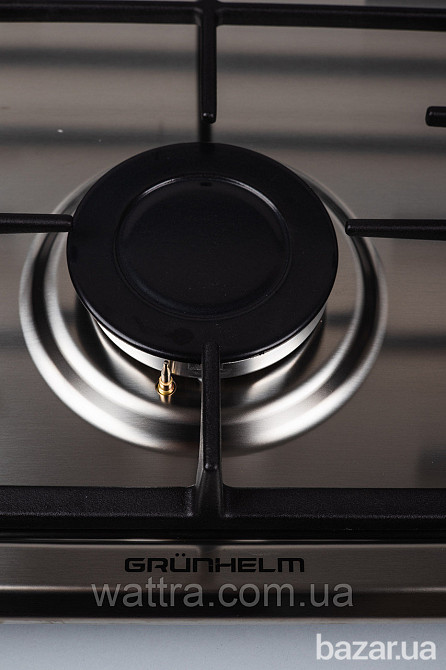 Газовая варочная поверхность GRUNHELM GPG 6325 IF (4 конфорки, нержавеющая сталь, газ контроль) 1038 Киев - изображение 12