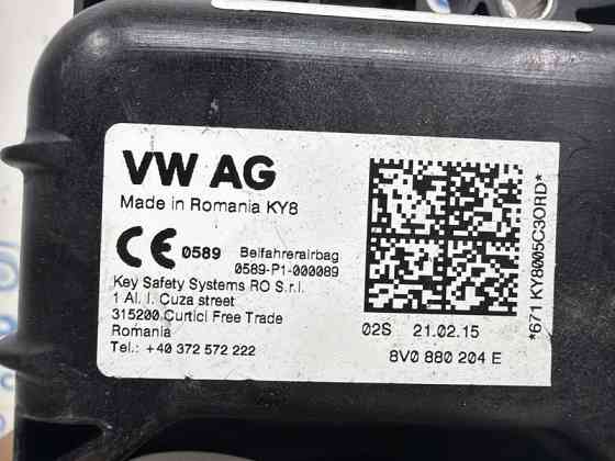 Подушка безопасности в торпеду Skoda Octavia 2013-2020 8V0 880 204 E (Арт. 83359) Київ