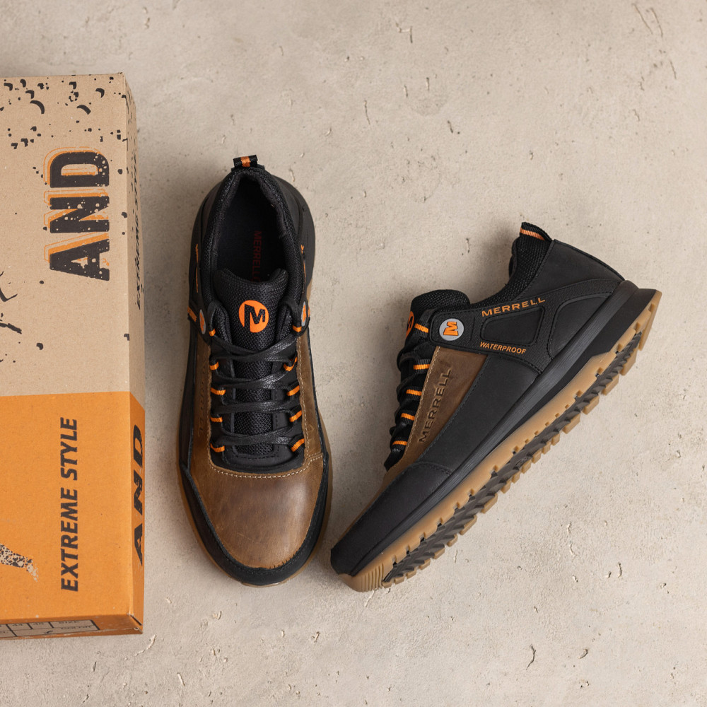 Мужские кожаные кроссовки Performance footwear Brown Киев - изображение 10