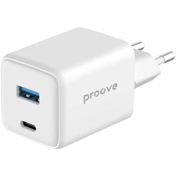 Мережевий зарядний пристрій Proove Pocket GaN Plus 45W (Type-C + USB) White (WCPG45110002) (Код това Харків - зображення 3