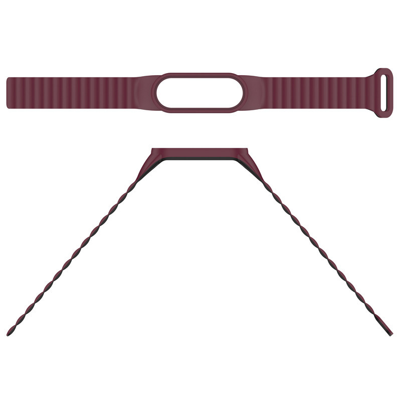 Ремешок Dual-color Magnetic для Xiaomi Mi Band 7/6/5/4/3 Херсон - зображення 4