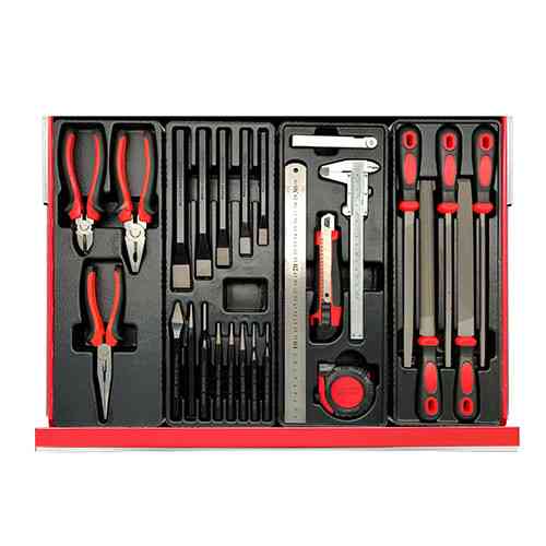 Тележка для мастерской с инструментом 7 секций, 243 ед. TORIN NTBR4007-X-1 Харьков