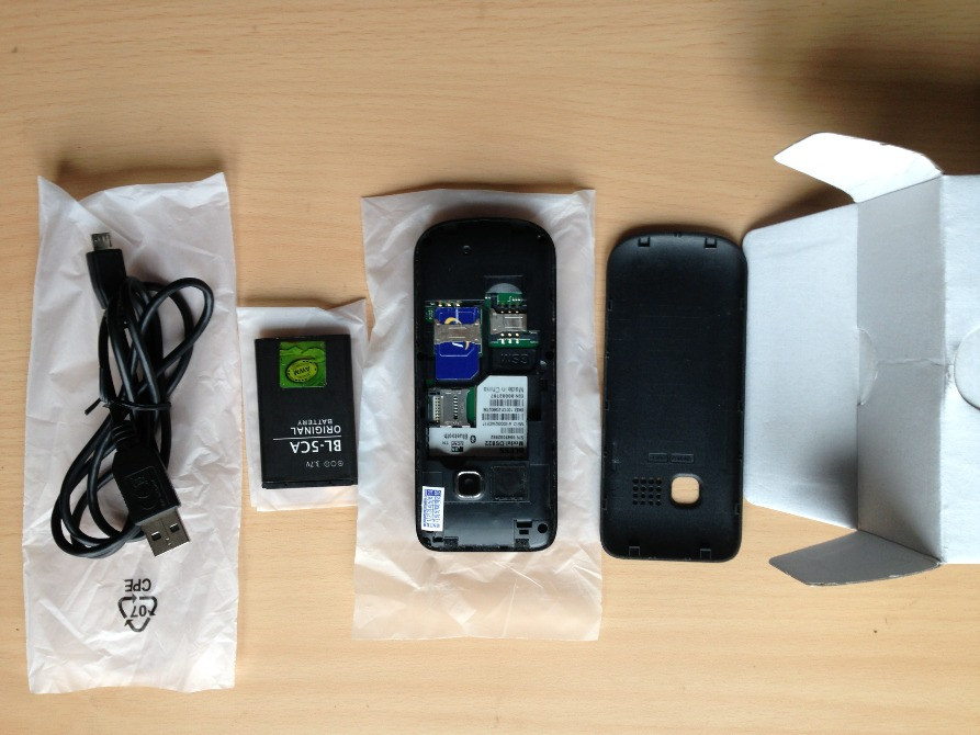 Bless ds822 ua ucrf телефон gsm+cdma 2 sim-ки USB-зарядка чорний Київ - зображення 6