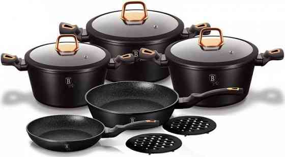 Набір посуду 10 пр Black Rose Collection Berlinger Haus BH-1645N Київ