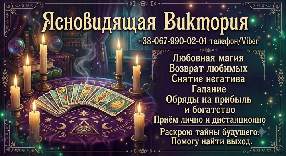 Сильная магическая помощь. Возврат любимых, снятие негатива, гадание Таро Киев. Киев - изображение 1
