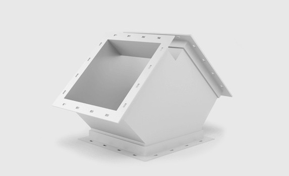 Ввод симметричный квадратный СВС элеваторного самотека Киев - изображение 1