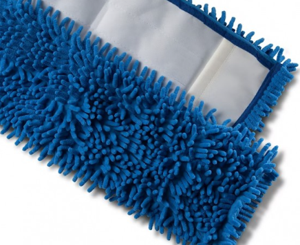 Сменная насадка моп из микрофибры шиньон "Chenille", серый, EXTRA, (1000 пальцев) 40 см Киев