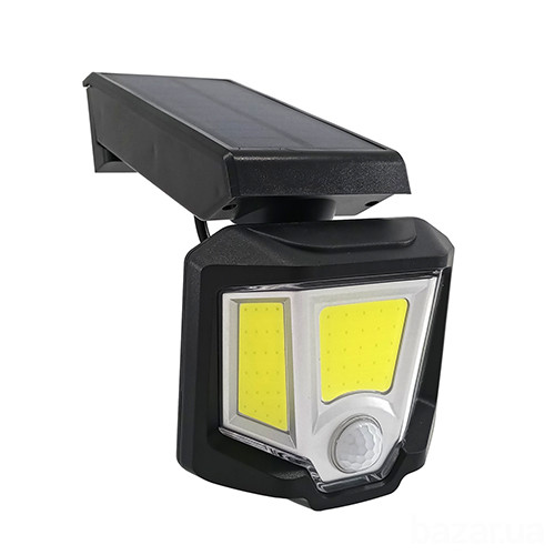 LED настенный поворотный светильник на солнечной батарее VARGO 10W COB Винница - изображение 1