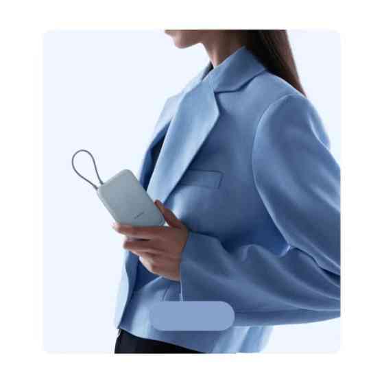 Power Bank Xiaomi 10000mAh 22.5W Integrated Cable Blue (BHR9073GL) EU (Код товару:43942) Харьков