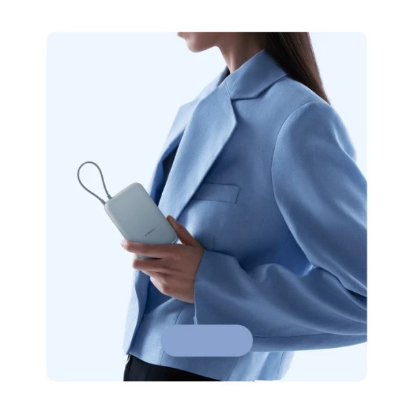 Power Bank Xiaomi 10000mAh 22.5W Integrated Cable Blue (BHR9073GL) EU (Код товару:43942) Харьков - изображение 3