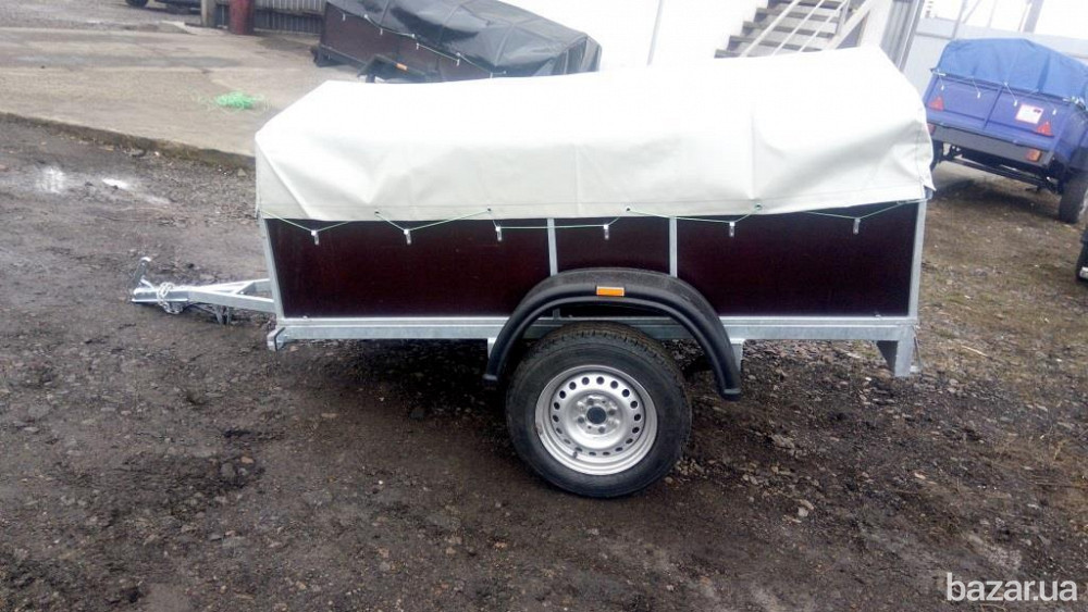 Причіп легковий ПГМФ-830220FZ 2.20 х 1.30 0.40 х м (фанерний рама цинк) Баришівка - зображення 9