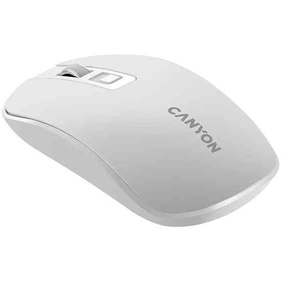 Мышь компьютерная безпроводная Canyon Wireless White CNS-CMSW18PW белая Киев