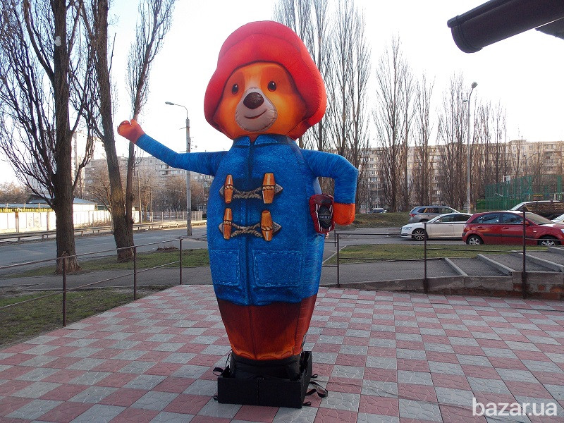 Надувной зазывала мишка Паддингтон Київ - зображення 5