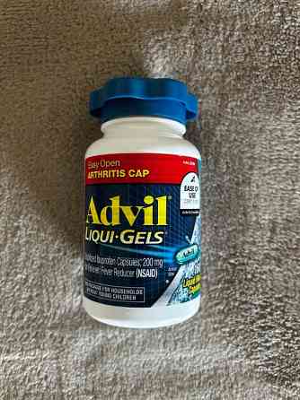 Advil Liqui-Gels, Ібупрофен 200 мг, 160 капсул США. Тернопіль