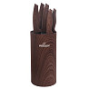 Набір кухонних ножів Bohmann BH-6165-Brown 6 предметів коричневий Київ