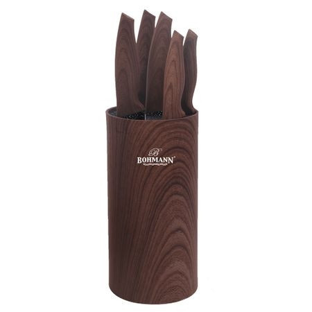 Набір кухонних ножів Bohmann BH-6165-Brown 6 предметів коричневий Київ - зображення 1