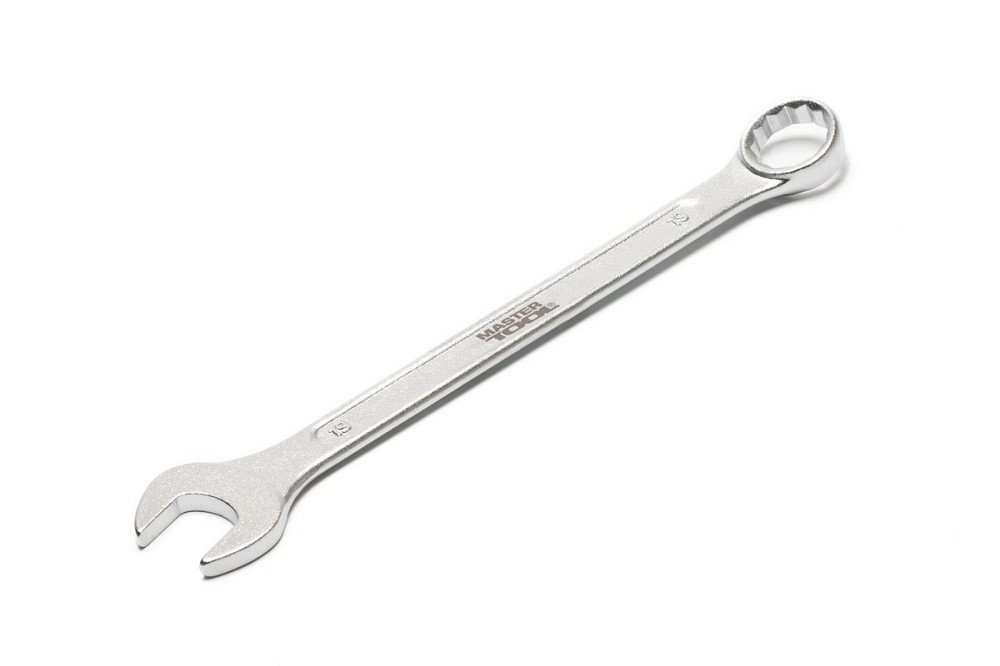 Ключ комбинированный MASTERTOOL 19 мм CrV standard 71-9019 Харьков - изображение 2