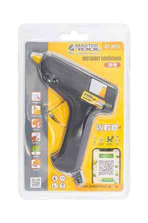 Пистолет клеевой MASTERTOOL Ø 7.2 мм 20 Вт/220 В/50 Гц 5-7 г/мин 42-0511 Харків