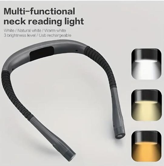 LED-ліхтарик на шию, акумуляторний, час роботи до 10 годин Київ - зображення 2