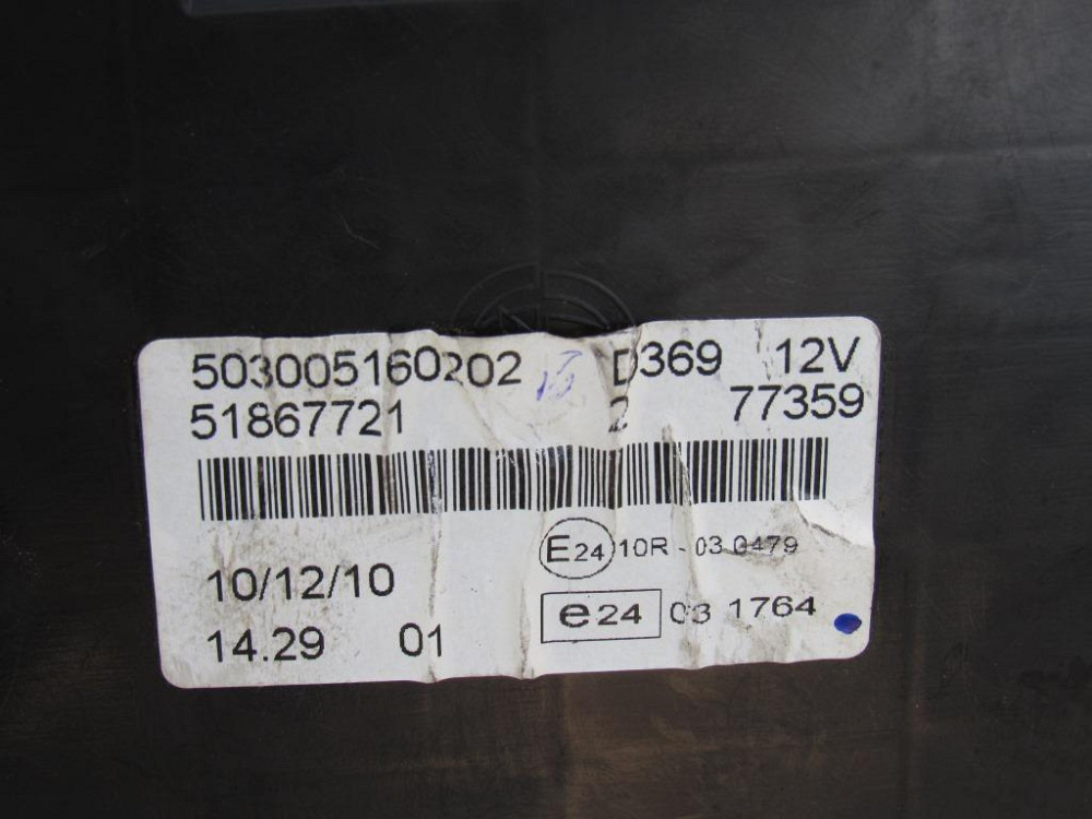 Панель приборов (спидометр) Fiat Doblo 1.3 Multijet 2010-2015 (51867721) Ковель - зображення 2