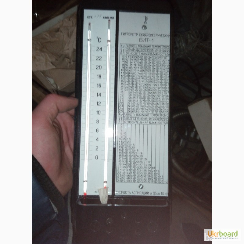 Гигрометры ВИТ-1, психрометрические -10шт. оптом по 150грн Харків - зображення 1