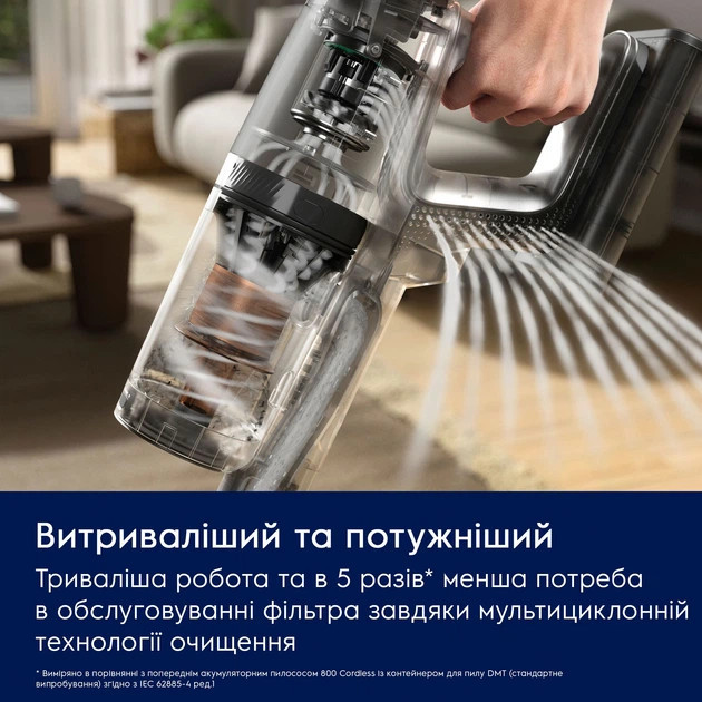 Пылесос ручной Electrolux EP83HB25UV белый Київ - зображення 7