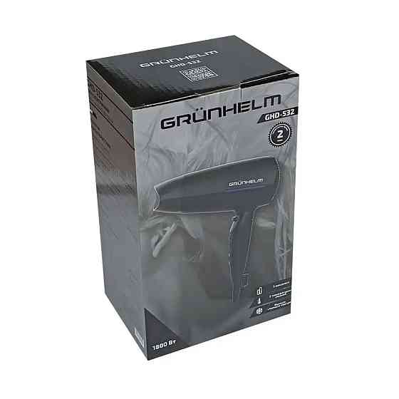 Фен Grunhelm GHD-533 1800 Вт черный Київ