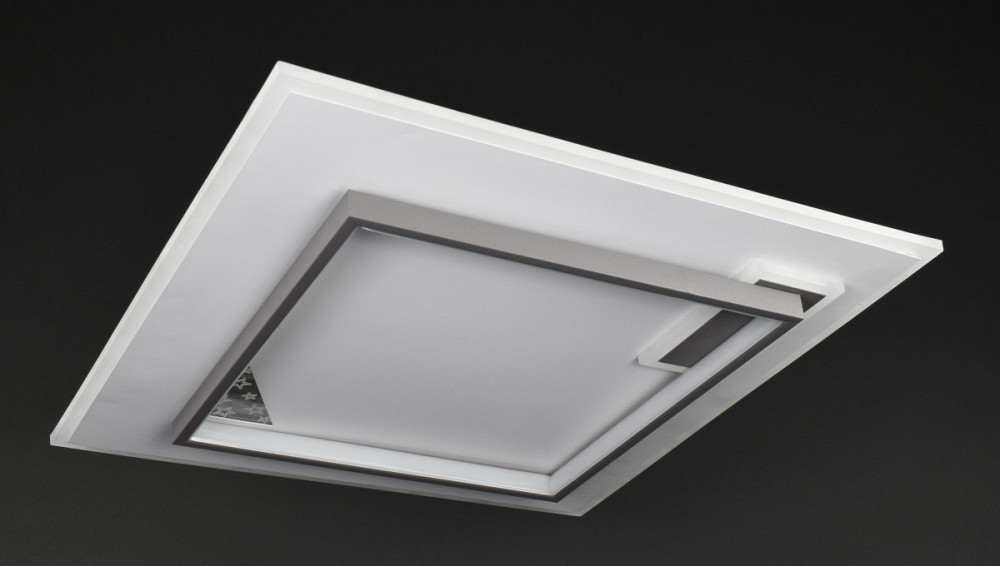 Люстра стельова LED з пультом MJ46-500*500-wh Білий 6х50х50 см. Київ - зображення 1